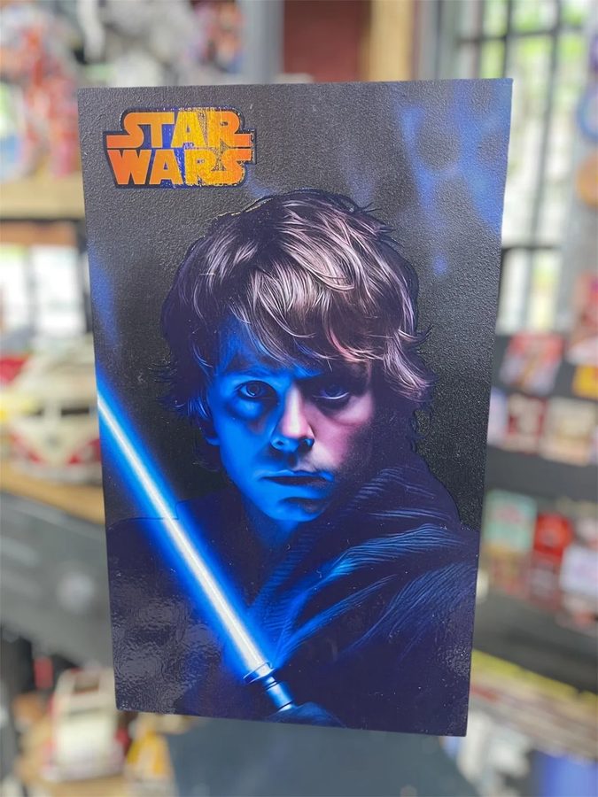 Cuadro Star Wars (sable de luz azul)