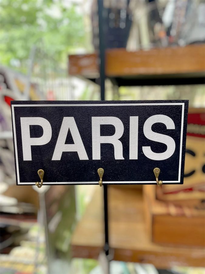 Porta llaves de pared – cartel de ciudad París