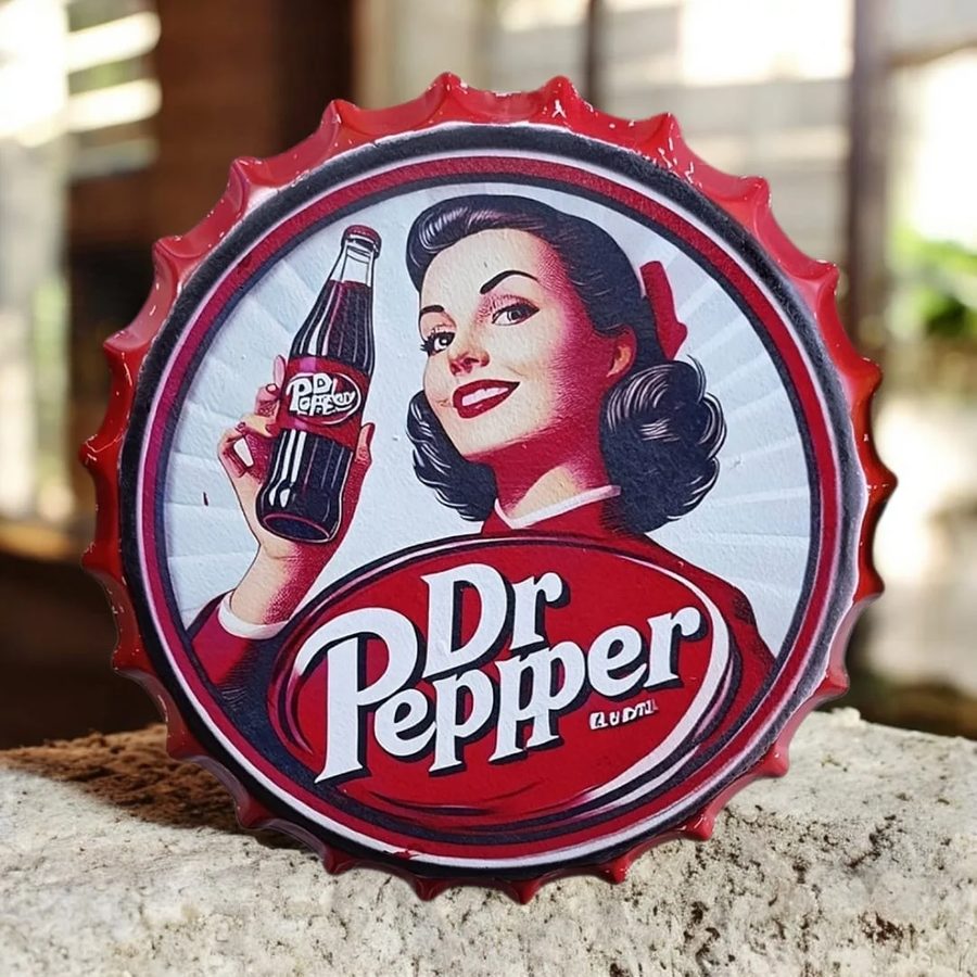 Tapa decorativa Dr Pepper
