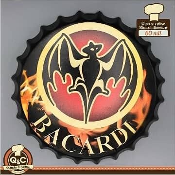 Tapa decorativa Bacardi – foto 2