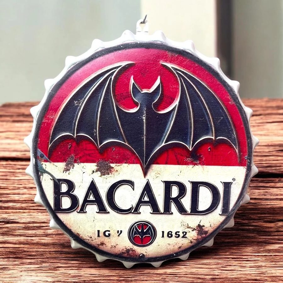 Tapa decorativa Bacardi