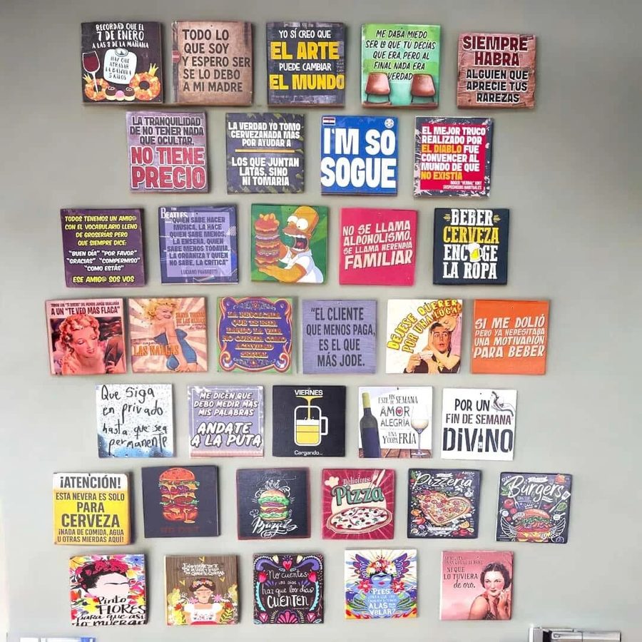 Cuadros chicos de frases y humor (I'm so sogue y más)