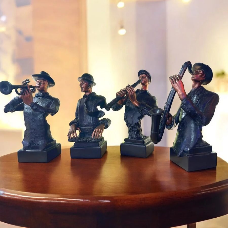 Escultura de músicos