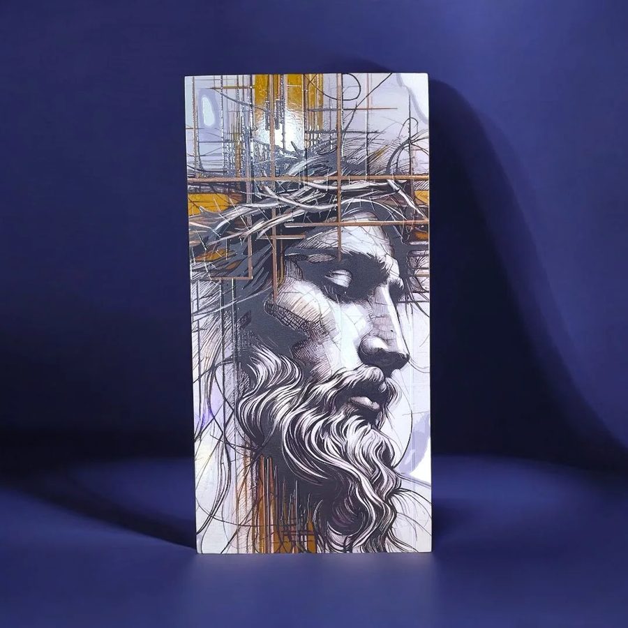 Cuadro Cristo con corona de espinas (relieve)