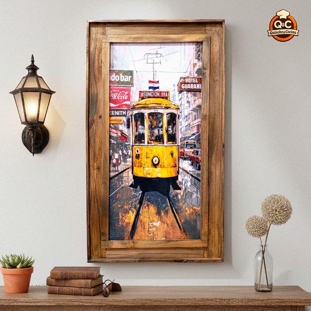 Cuadro Tranvía amarillo