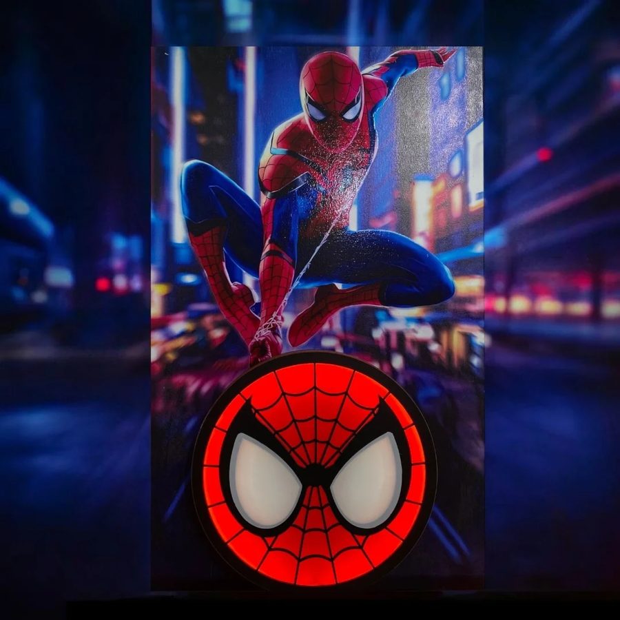 Cuadro Spider-Man (cuadro con luminaria)