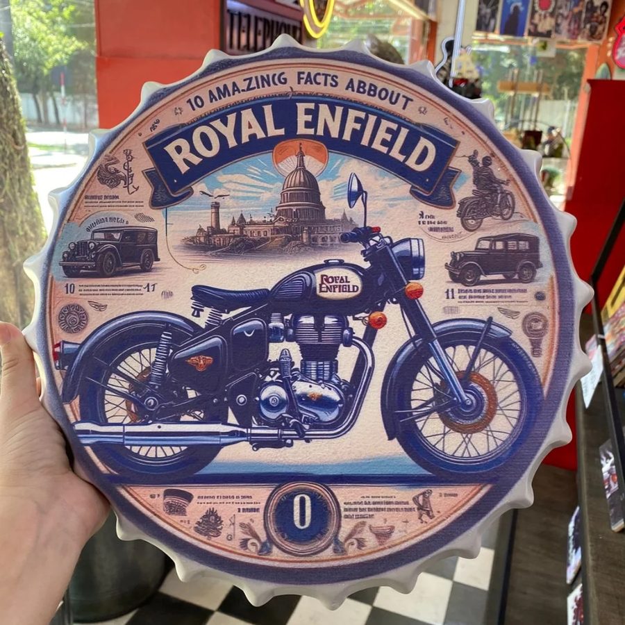Tapa decorativa Royal Enfield