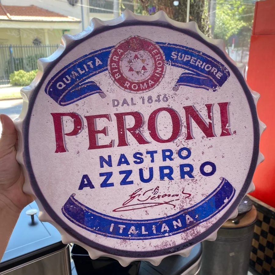 Tapa decorativa Peroni Nastro Azzurro