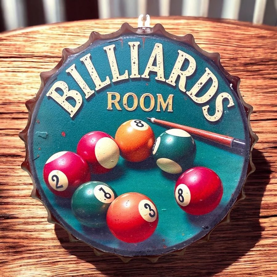 Tapa decorativa Billiards Room – foto 2