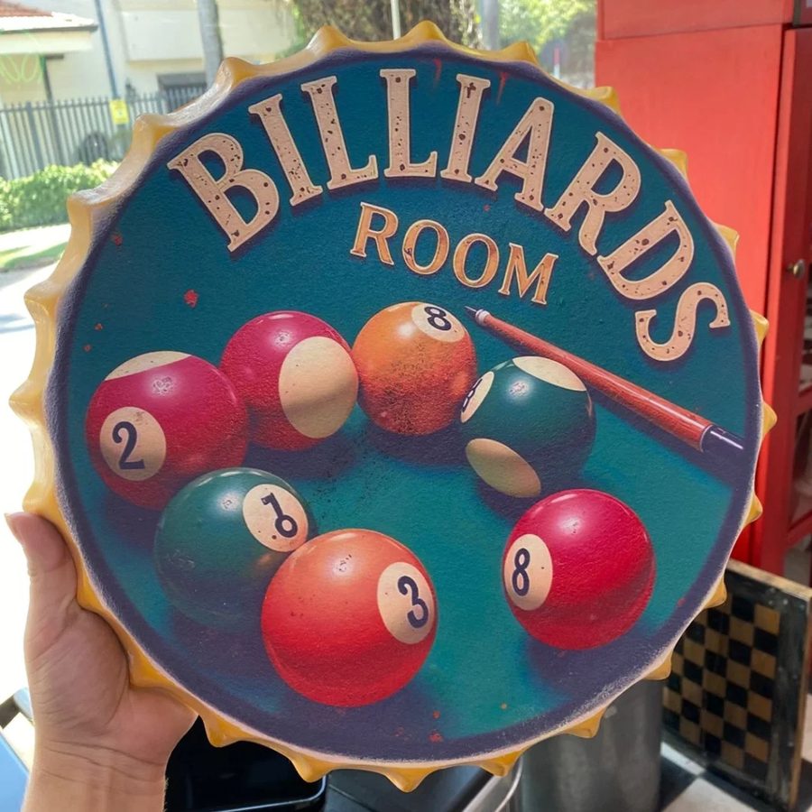 Tapa decorativa Billiards Room