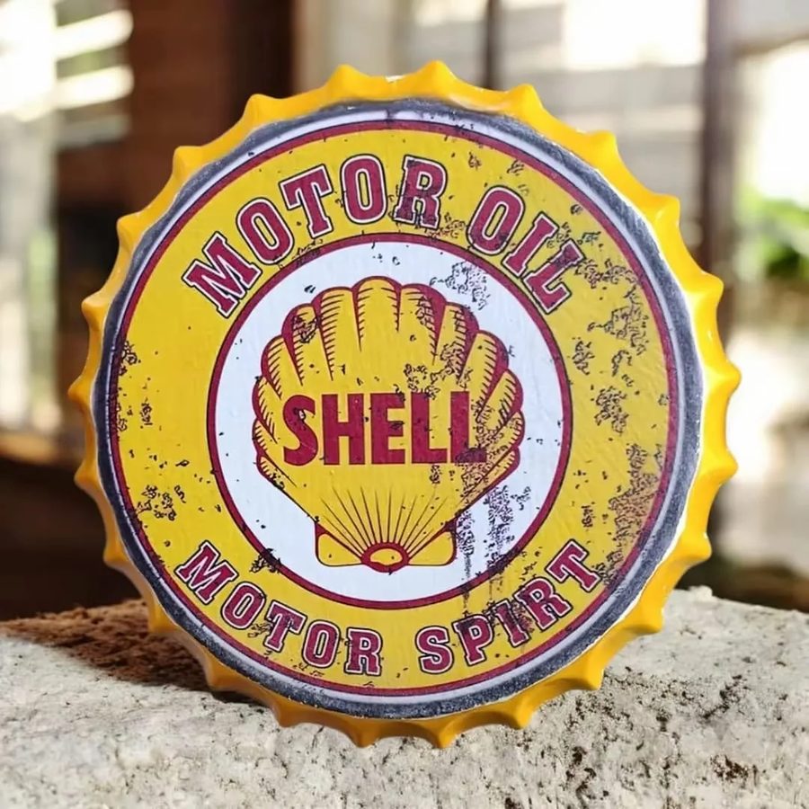 Tapa decorativa Shell Motor Oil