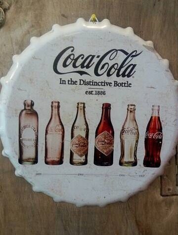 Tapa decorativa Coca-Cola (botellas antiguas) – foto 2