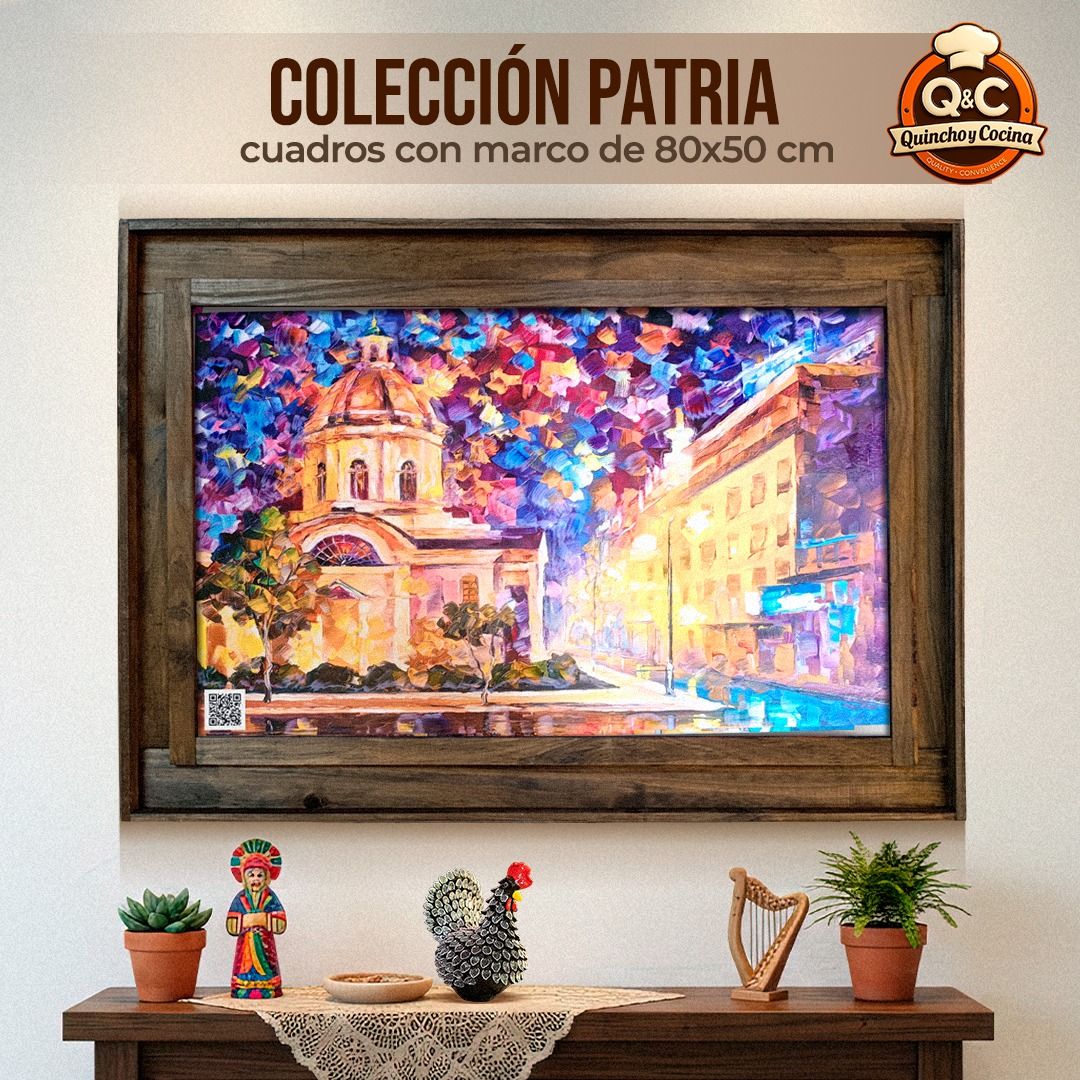 Cuadro Panteón de los Héroes · Colores de la ciudad