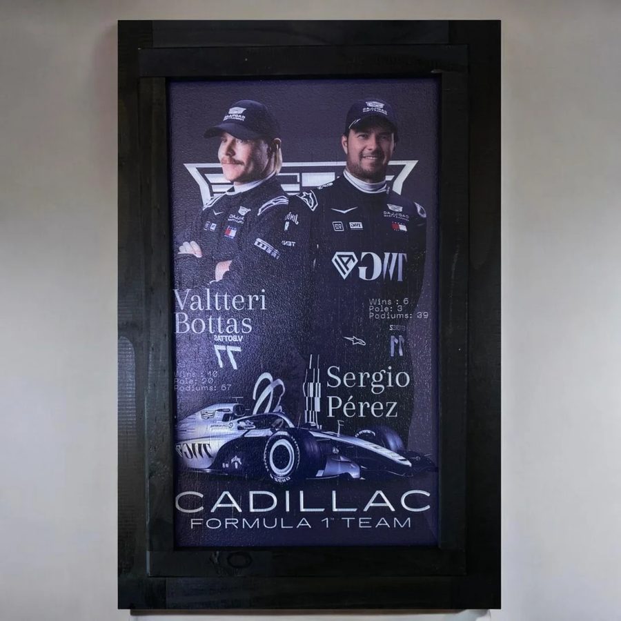 Cuadro Cadillac Formula 1 Team - Valtteri Bottas y Sergio Pérez