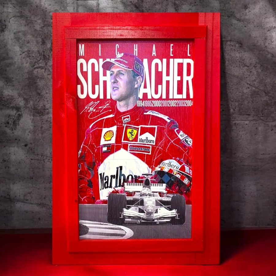 Cuadro Michael Schumacher