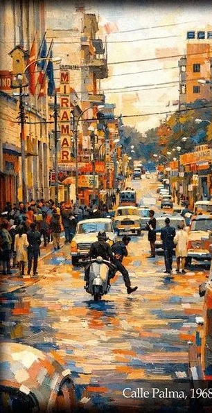 Cuadro decorativo Calle Palma, 1968, colección PATRIA de Quincho y Cocina