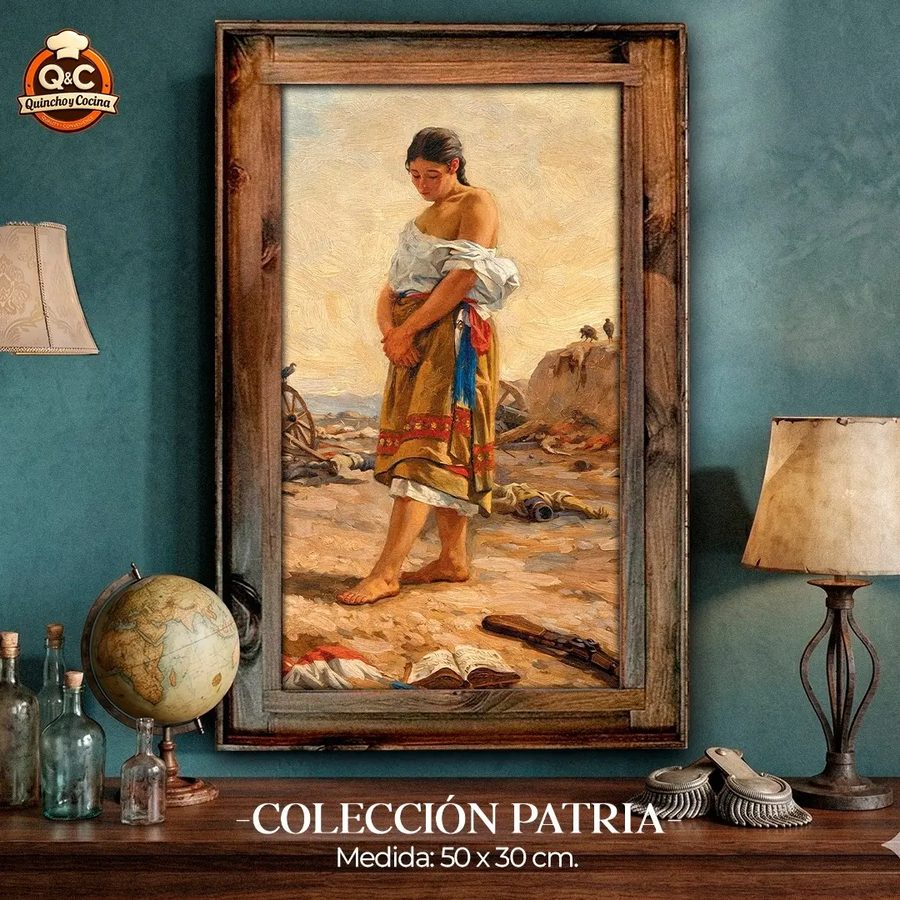 Cuadro Mujer con rebozo – foto 2