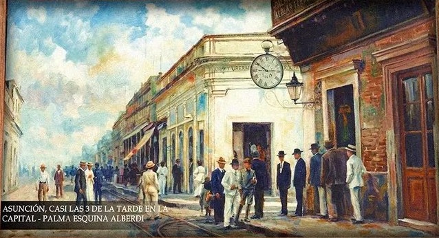 Cuadro decorativo Palma esquina Alberdi, colección PATRIA de Quincho y Cocina