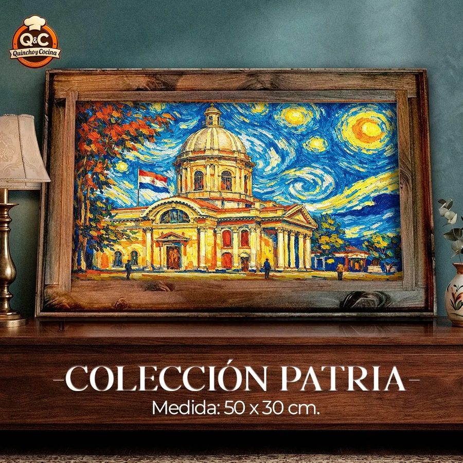 Cuadro Panteón de los Héroes · Noche estrellada – foto 2