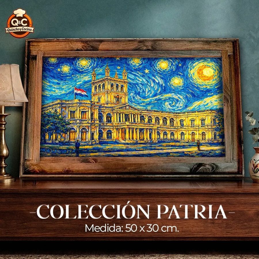 Cuadro Palacio de López · Noche estrellada – foto 2
