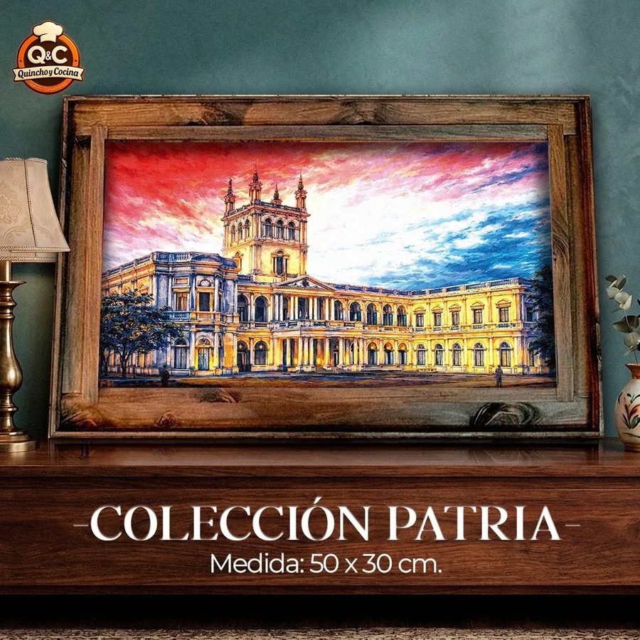 Cuadro Palacio de López · Cielo tricolor – foto 2