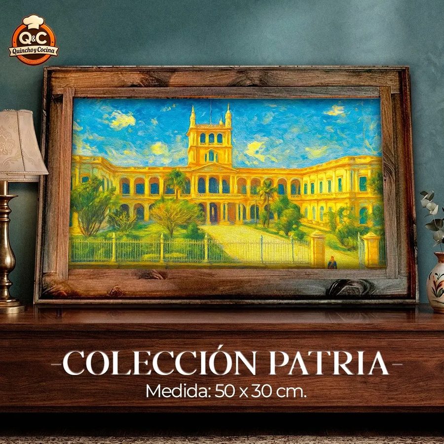 Cuadro Palacio de López · Jardines de día – foto 2