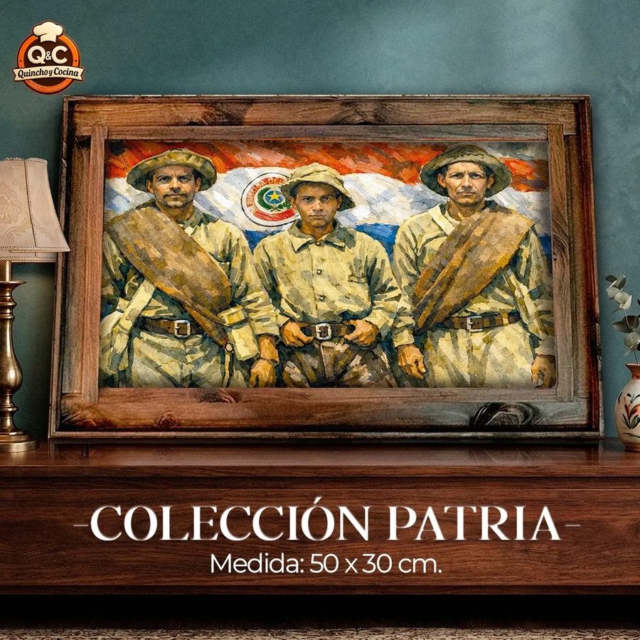 Cuadro Soldados con la bandera – foto 2