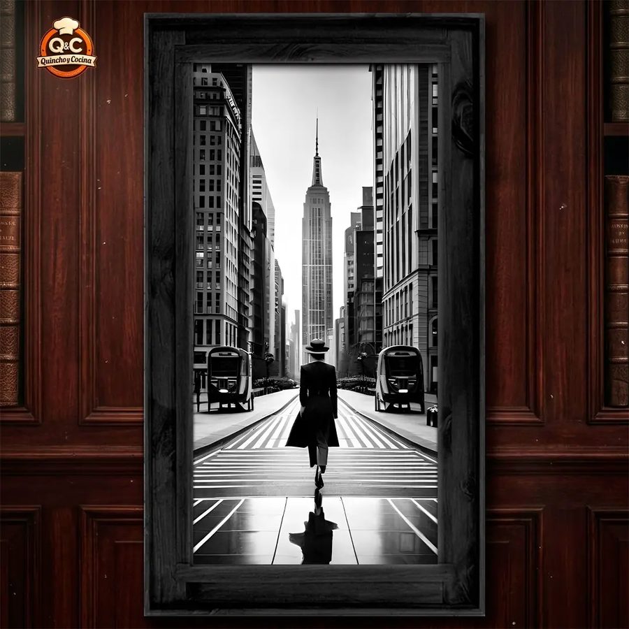 Cuadro Nueva York – Empire State (blanco y negro)