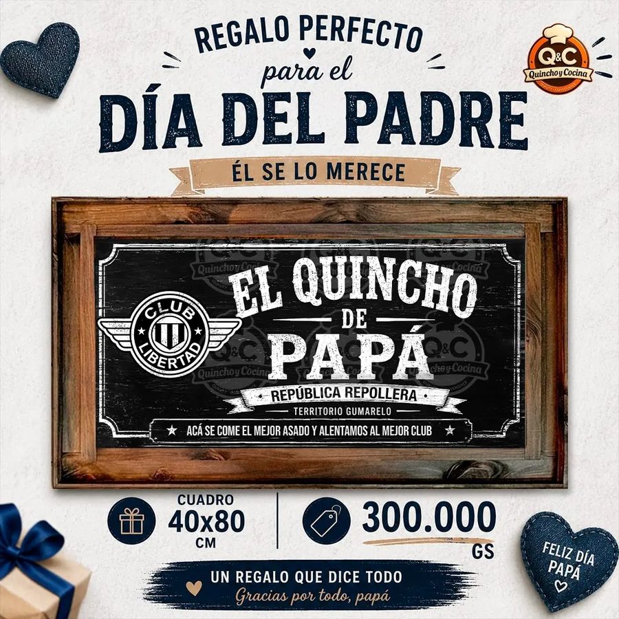 Cuadro El quincho de papá – Club Libertad