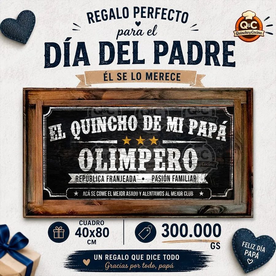 Cuadro El quincho de mi papá – Olimpero