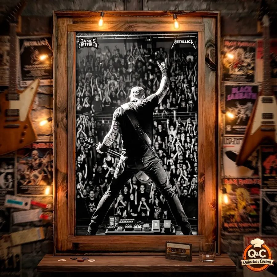 Cuadro Metallica – James Hetfield en vivo