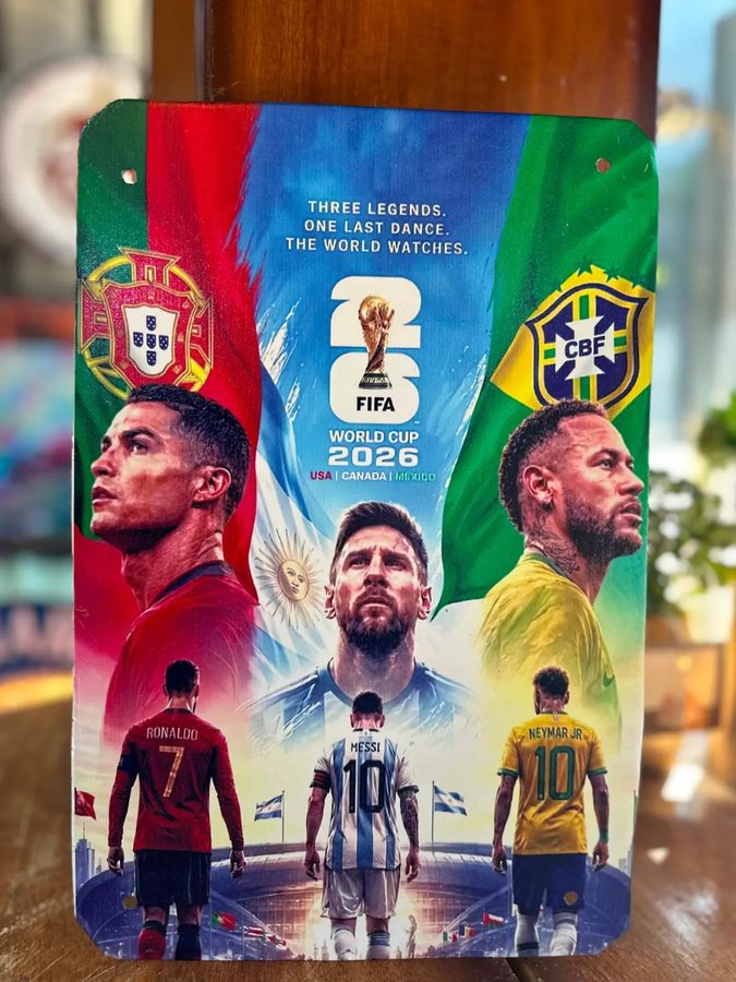 Chapa Ronaldo, Messi y Neymar – Mundial 2026