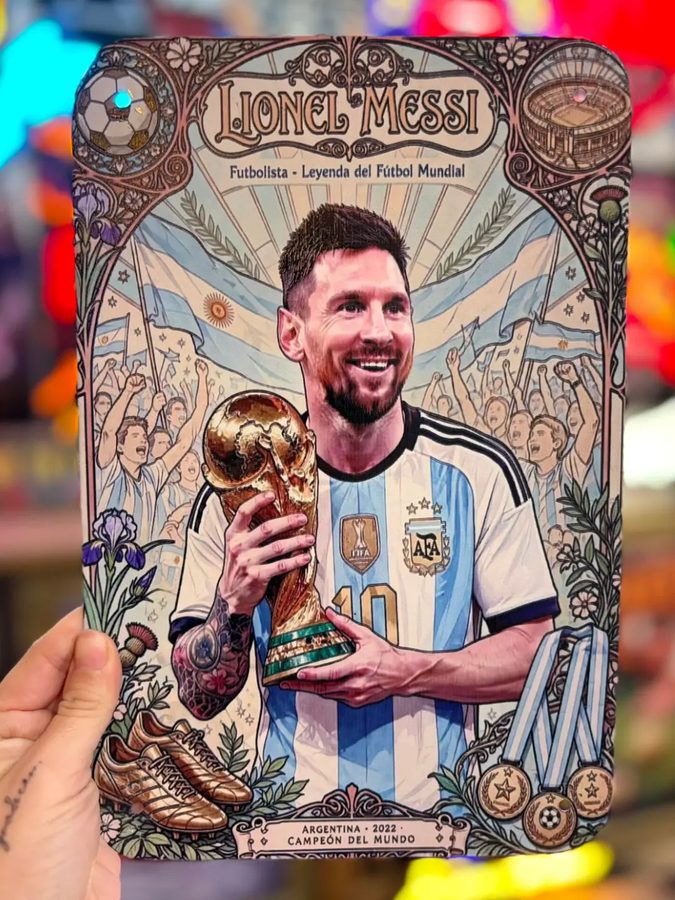 Chapa Lionel Messi – campeón del mundo