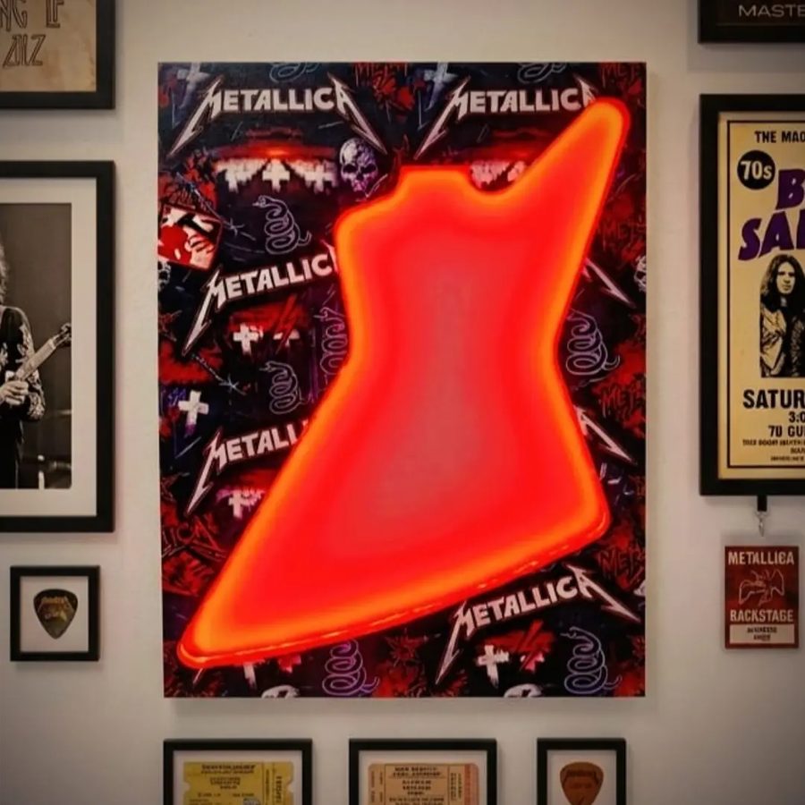 Neón Metallica (guitarra LED)