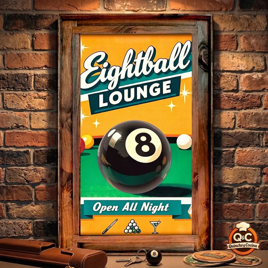 Cuadro Eightball Lounge – Open All Night