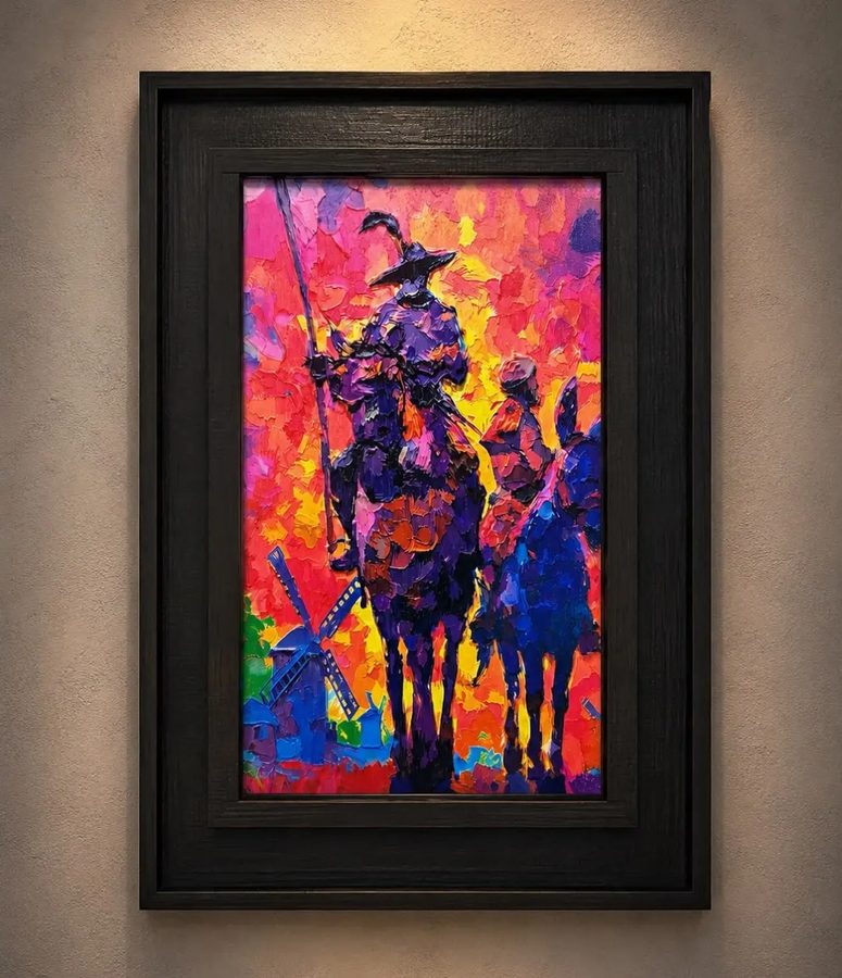 Cuadro Don Quijote y Sancho Panza