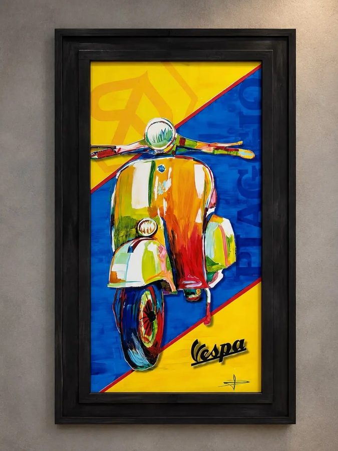 Cuadro Vespa (pop art)