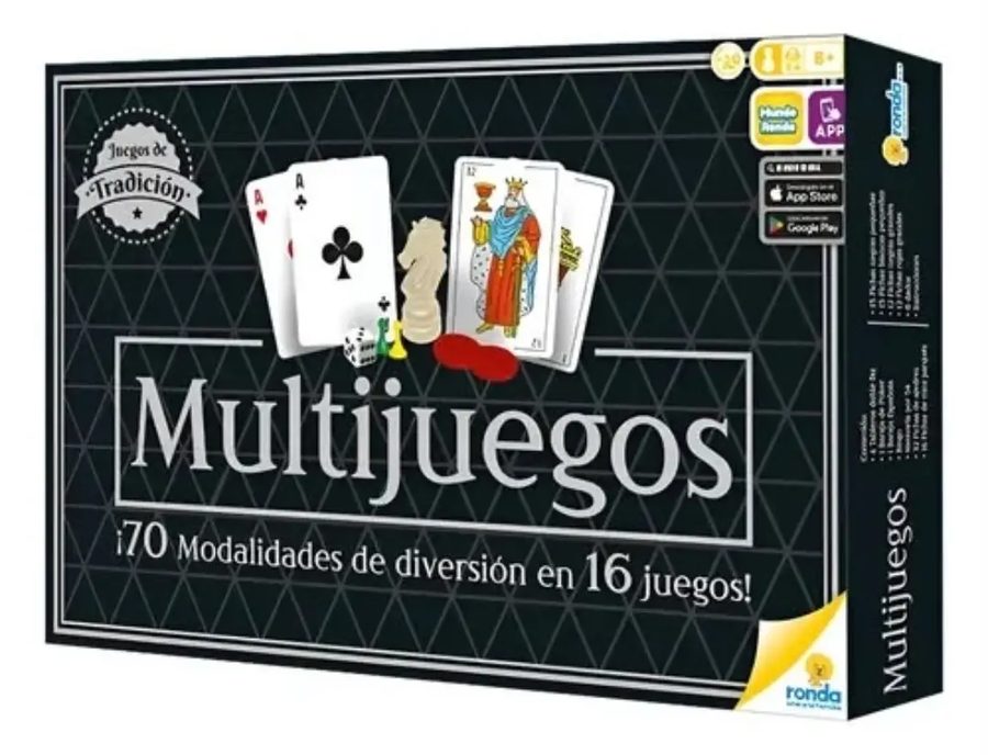 Multijuegos Ronda – 16 juegos y 70 modalidades
