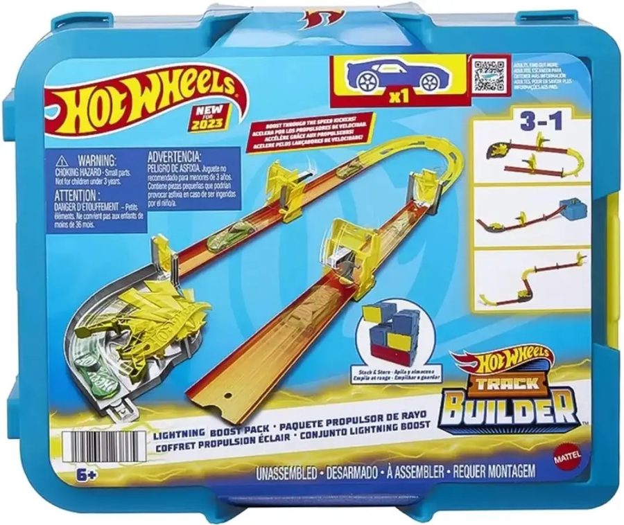 Pista Hot Wheels Track Builder – Lightning Boost Pack