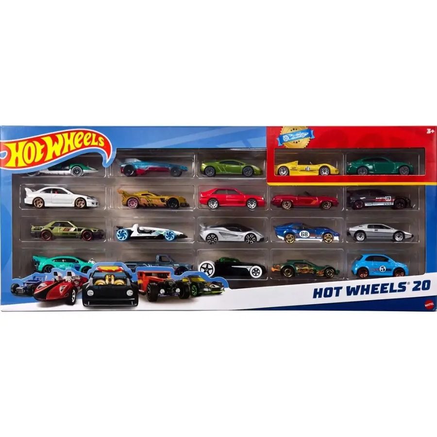 Pack de 20 autos Hot Wheels – modelos surtidos