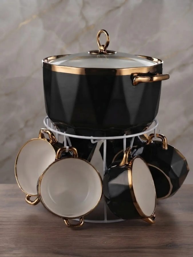 Juego de sopera de porcelana