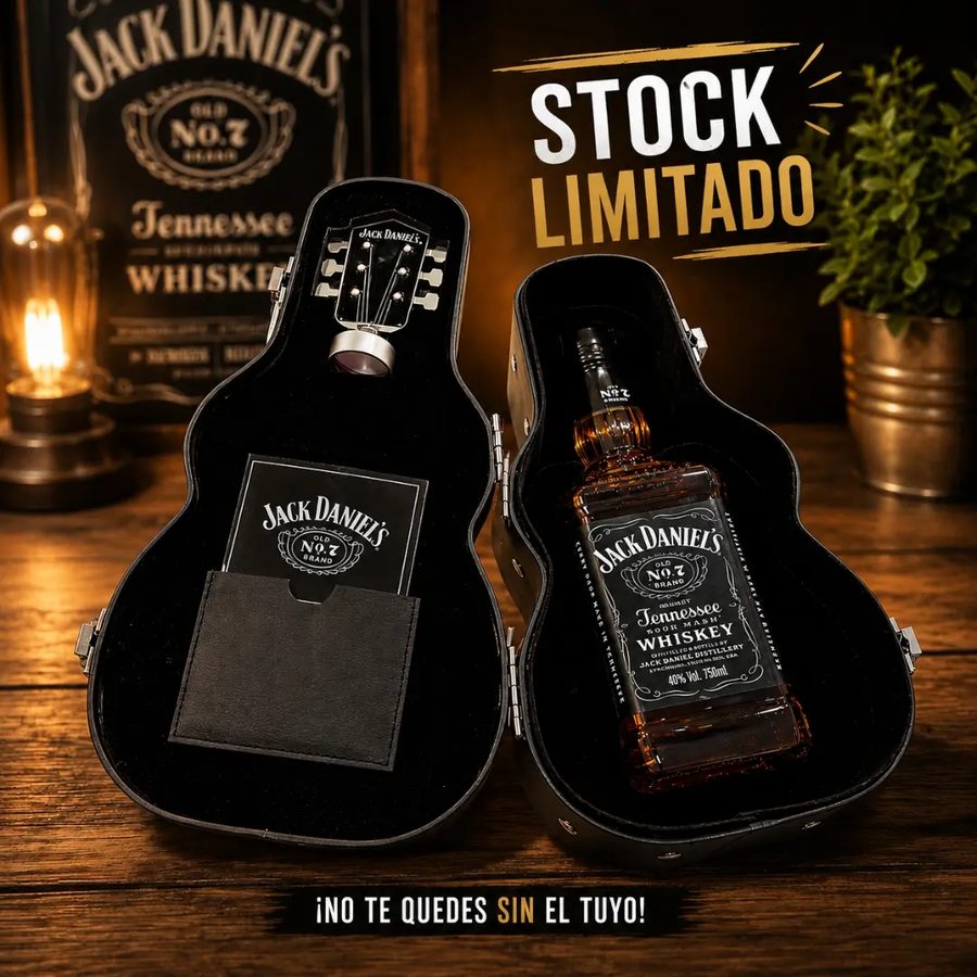Estuche guitarra Jack Daniel's – coleccionable