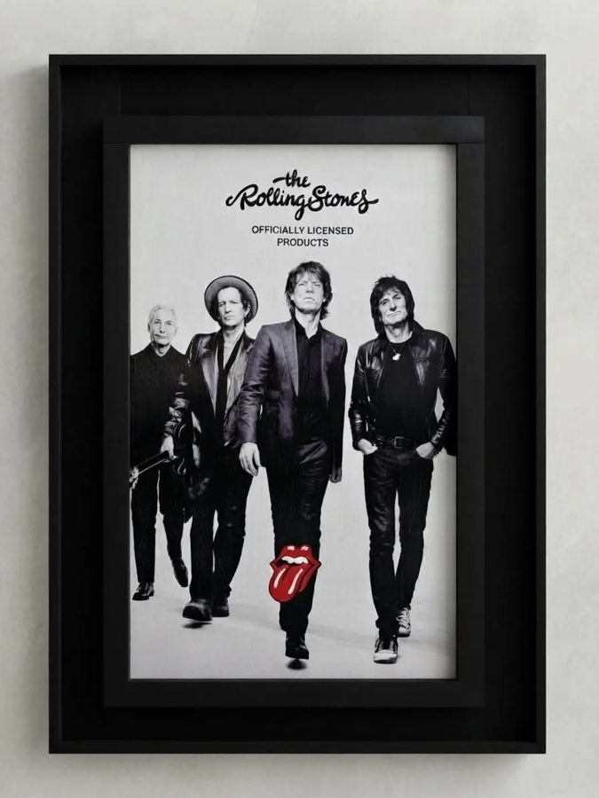 Cuadro The Rolling Stones (blanco y negro)