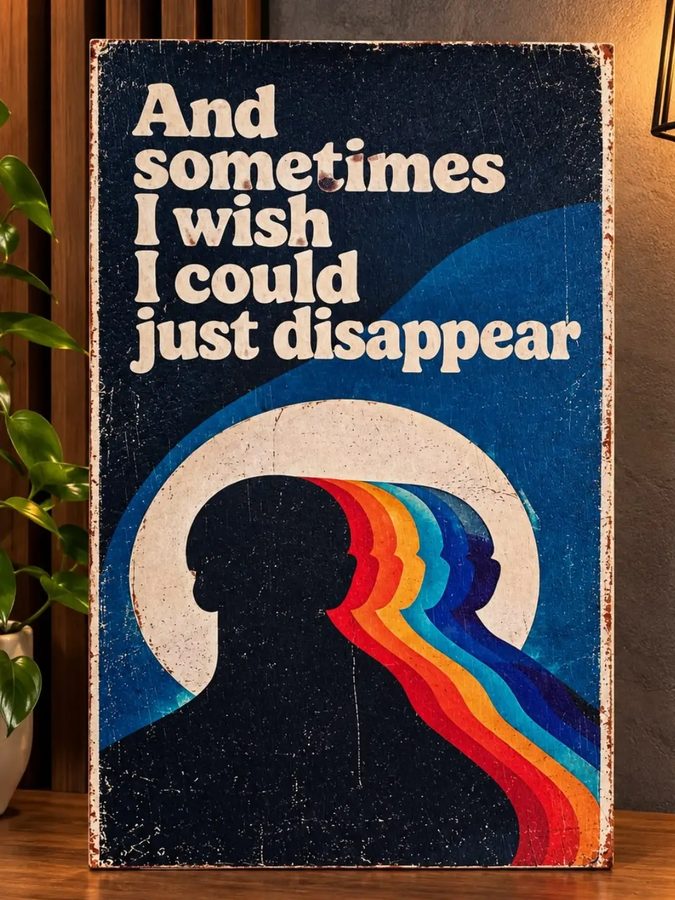 Cuadro And Sometimes I Wish I Could Just Disappear