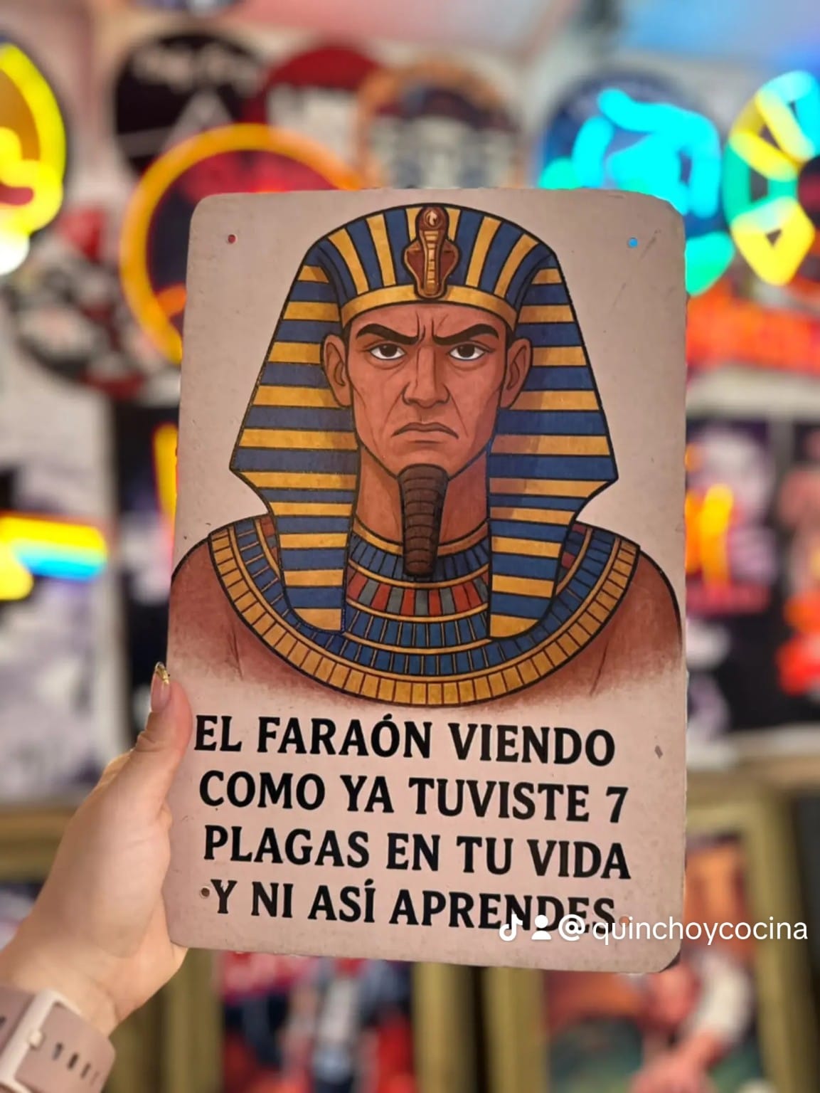 Chapa El faraón viendo cómo ya tuviste 7 plagas