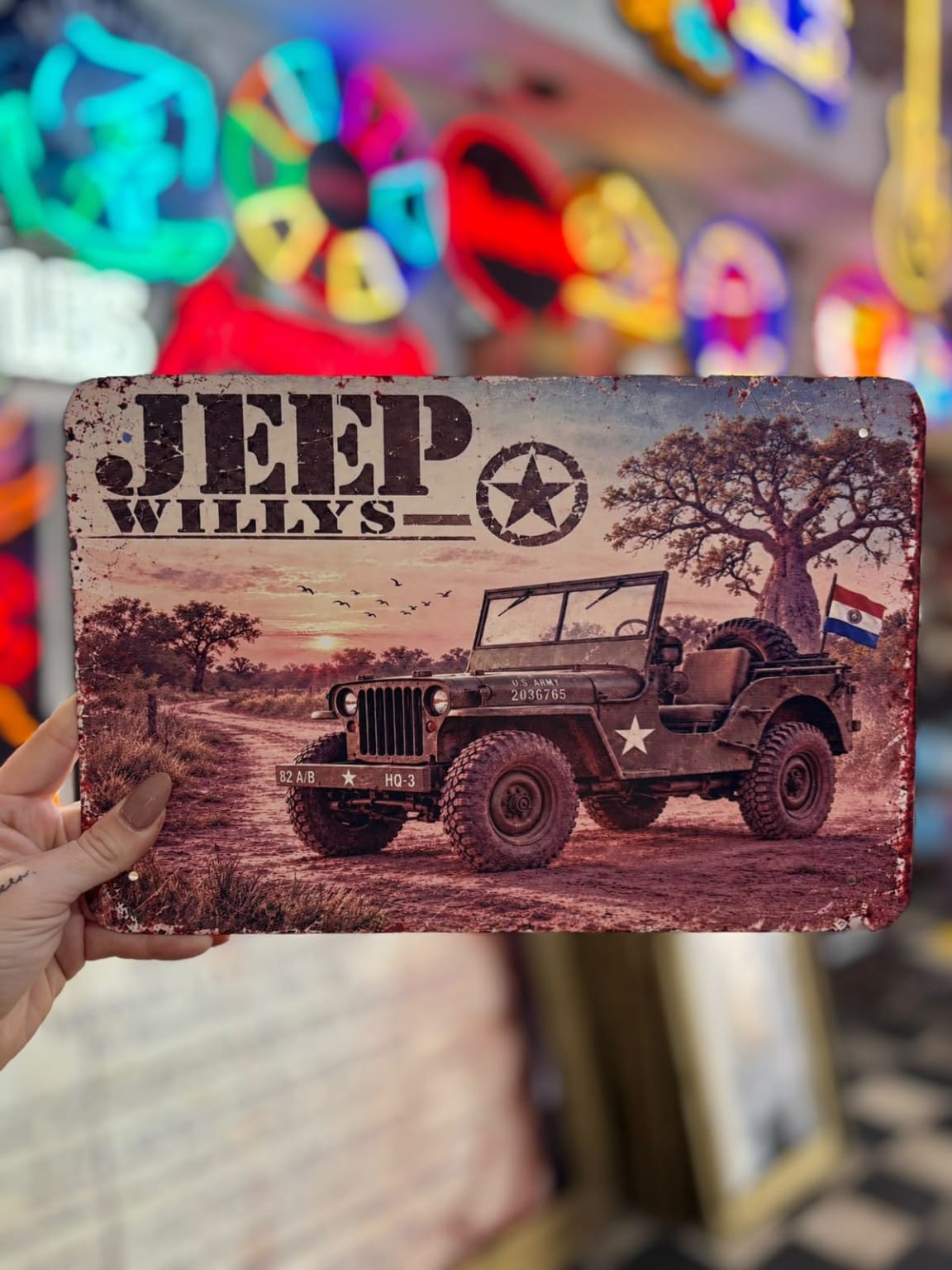 Chapa Jeep Willys