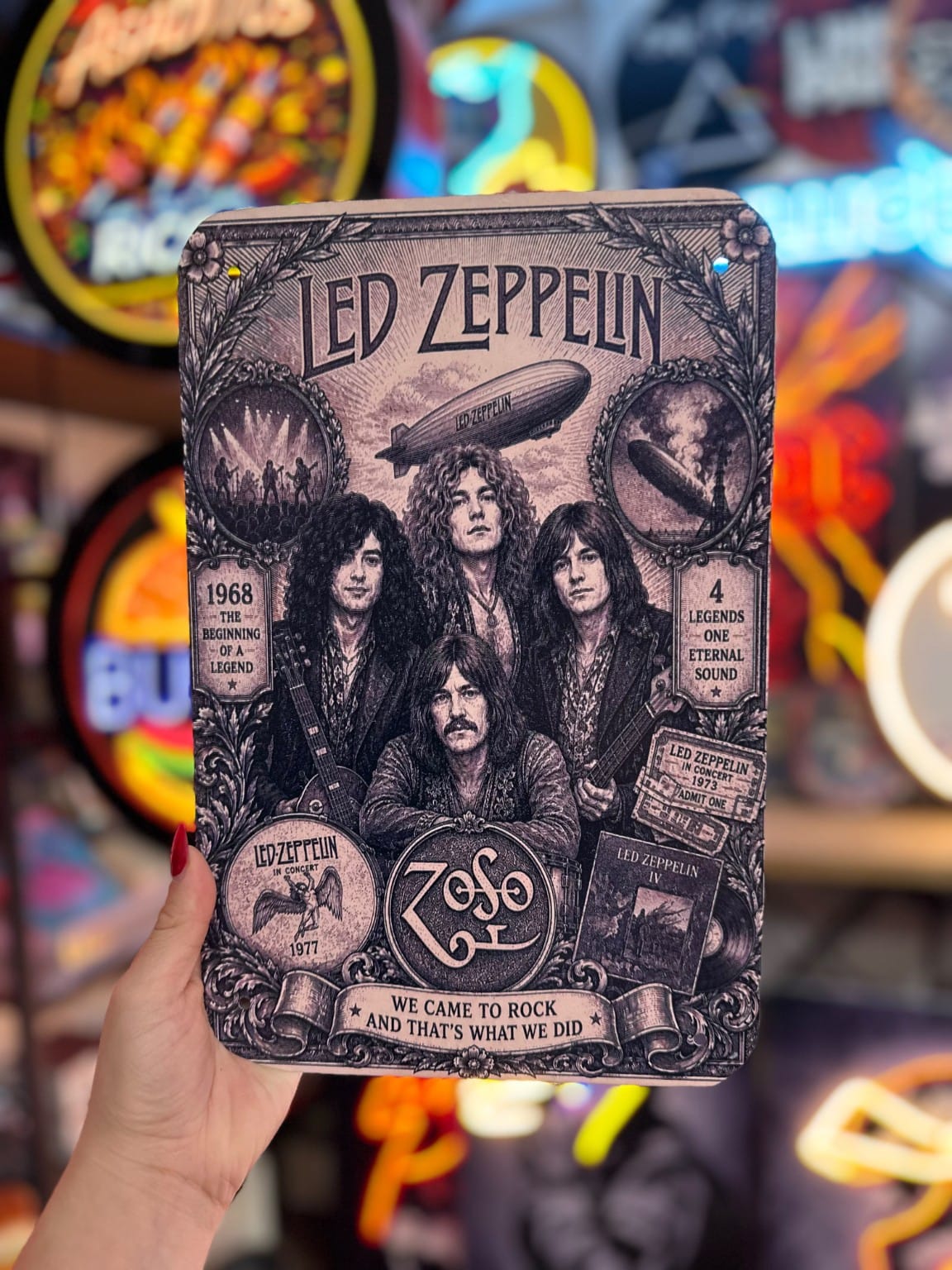 Chapa Led Zeppelin – We Came to Rock