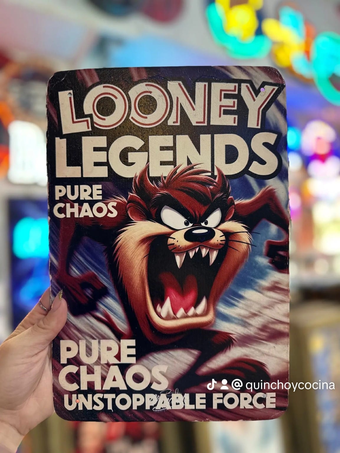 Chapa Looney Legends – Taz, Pure Chaos