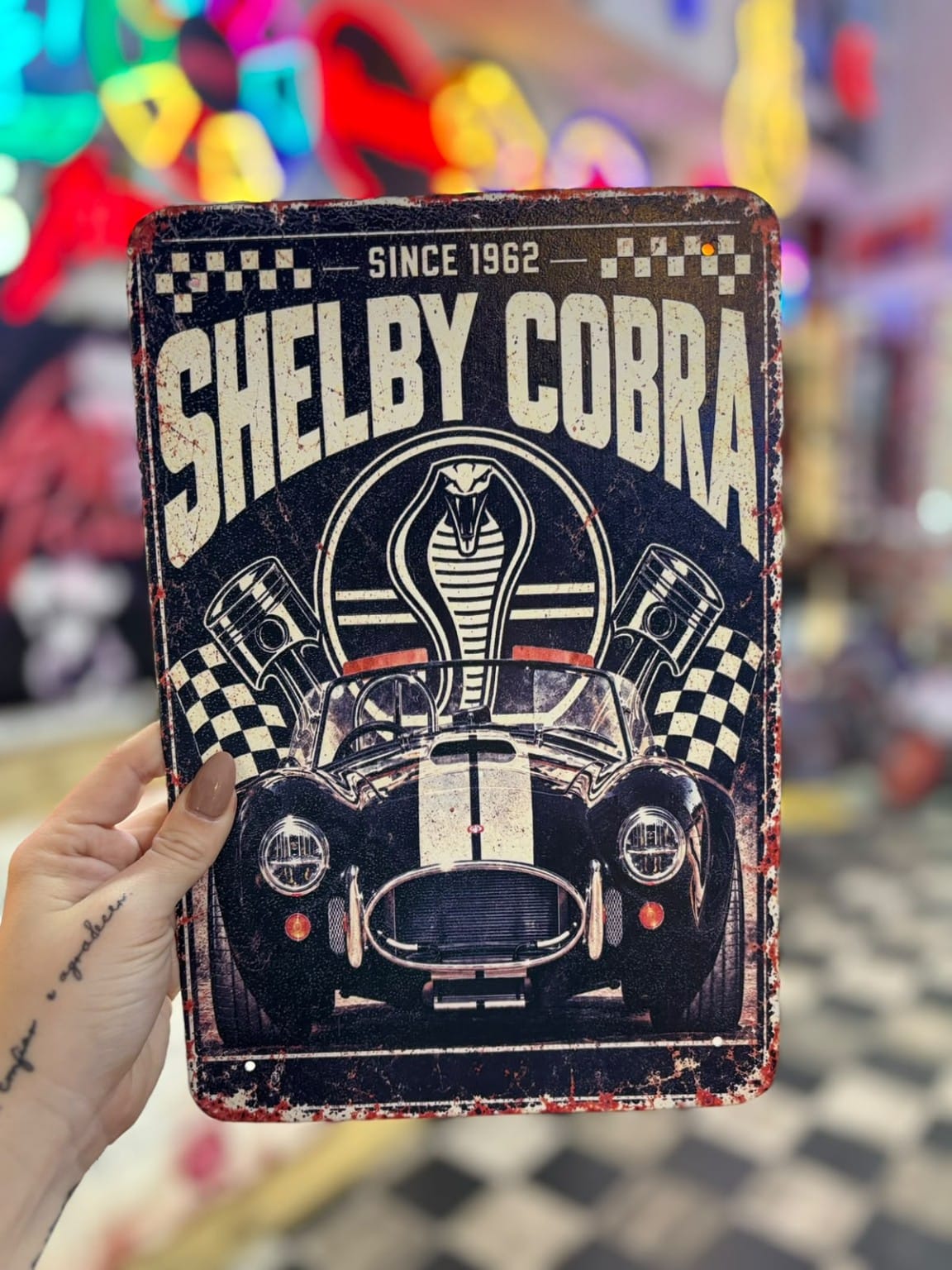 Chapa Shelby Cobra – Since 1962 – foto 2