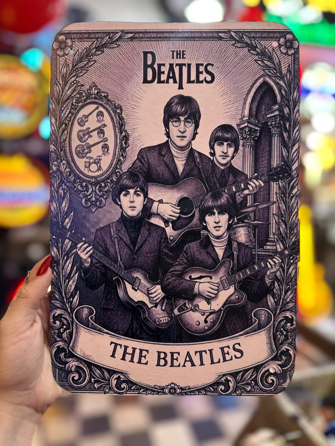 Chapa The Beatles – grabado